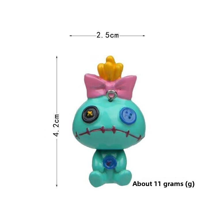 Mickey Mouse Resin Handcraft Keychain With Cartoon Accessories For Gift Giving And Party Decor