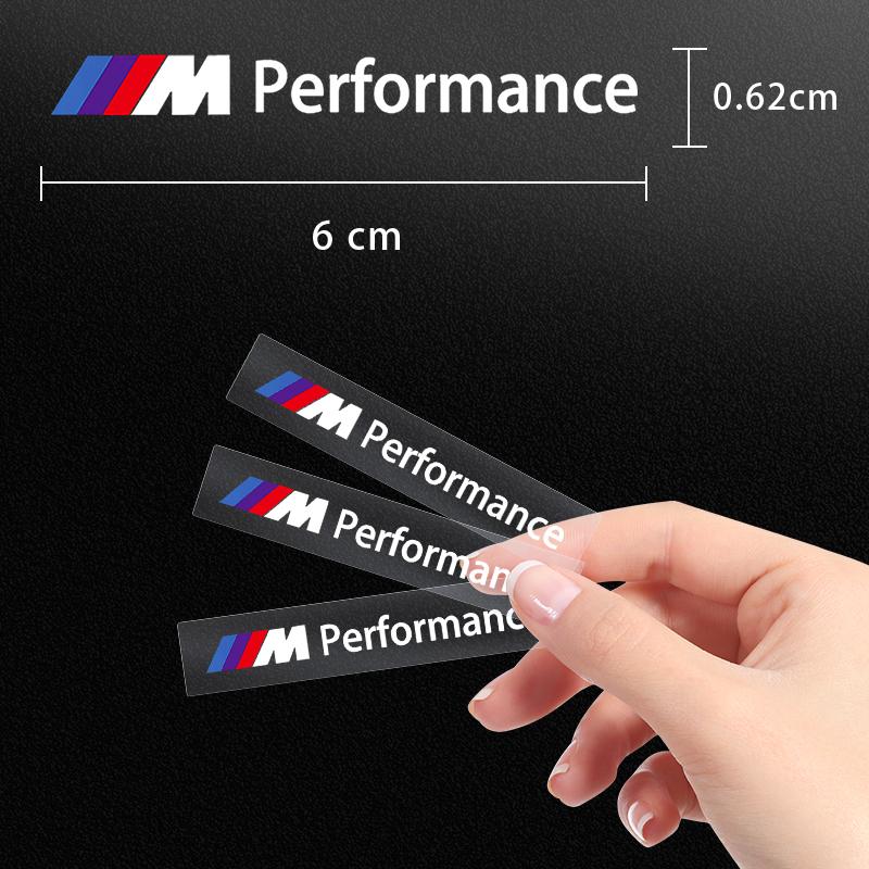 M LOGO Emblem Car Interior Random Stickers Car Steering Wheel Styling For BMW X7 X3 X4 X5 X6 3 4 5 6 7 Series Z4 M M3 M5 M6 E38 E39 E46 E53 E60 E61
