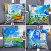 F-Frutiger Aeros Art Pillow Case For Home Bedroom Car Office Decoration Living Room Sofa Cushion Cover Suitable