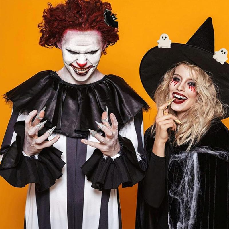 Pumpkin/Ghost Halloween Theme Hair Claw Clip Holiday Party Headwear Hair Claws For Hair Diy Accessory Hair Styling