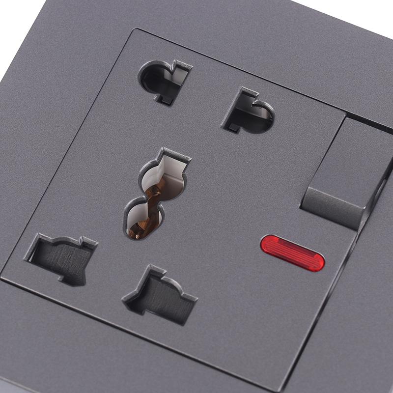 Uniwersalne gniazdko 18W Type-C Quick Charge 5-pinowe, Brytyjskie gniazdko elektryczne ścienne z ładowarką USB, Biała inteligentna podwójna wtyczka gniazdka zasilającego