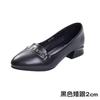 Soft Leather Low-heeled Single Shoes Women's 2025 New Versatile Comfortable Shallow Mouth Pointed Small Leather Shoes Fashion Trend Middle-aged Shoes