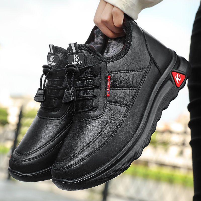 Nové podzimní a zimní Ladies Plus Sametové tenisky Silné voděodolné teplé boty