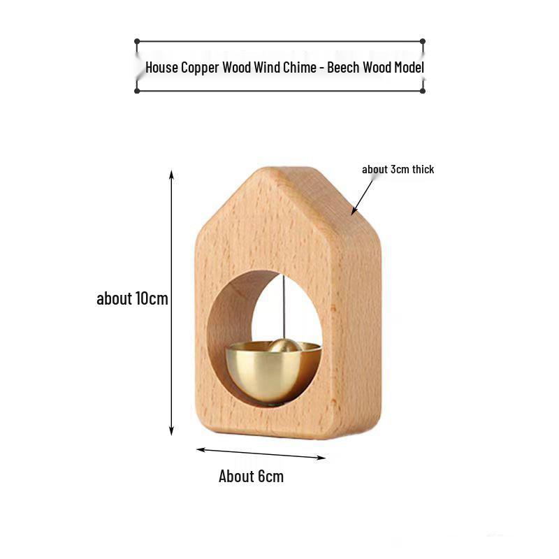 

Латунный дофаминовый колокольчик в японском стиле для украшения спальни и входной двери