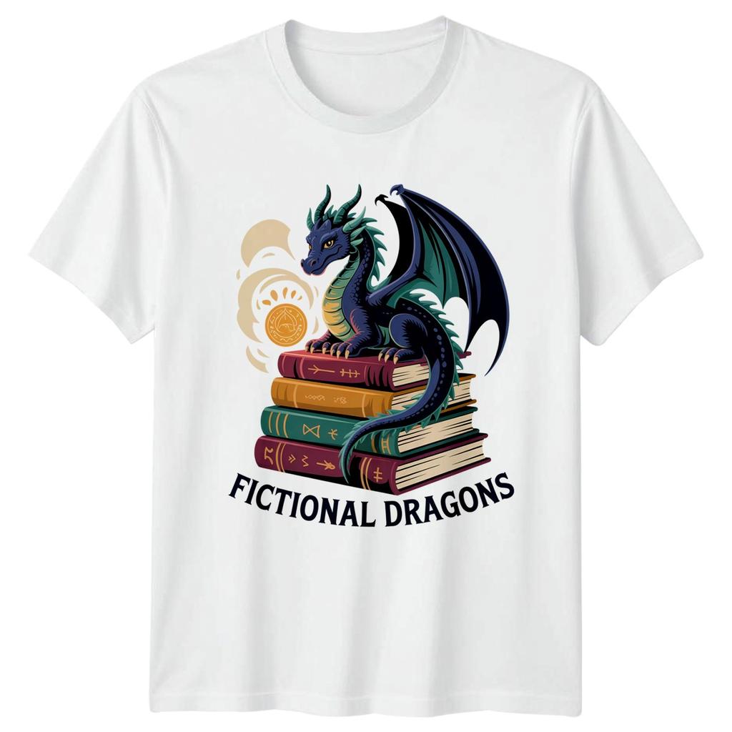 Fictional Dragons Fantasy Dragon Literature Unisexs TShirt Unisexs Tee