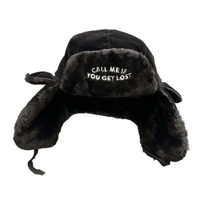 Bonnet de cyclisme en peluche de style rétro tendance hivernal avec chaleur et protection des oreilles pour le ski