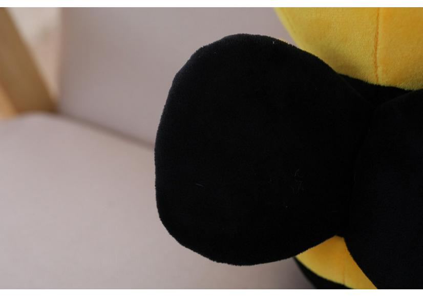 Large Yellow Honey Bee Plush Toy Cushion - Cute Simulation Doll for Kindergarten Festival Gifts