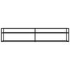 VidaXL TV Stand Black 200x40x40.5 Cm Tempered Glass 331727