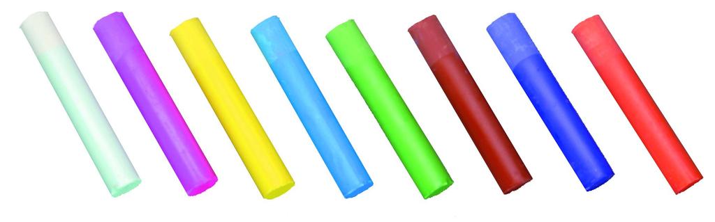 Nippon Rikagaku Staubfreie Kreide 6 Farben 72 Stück DCC-72-6C