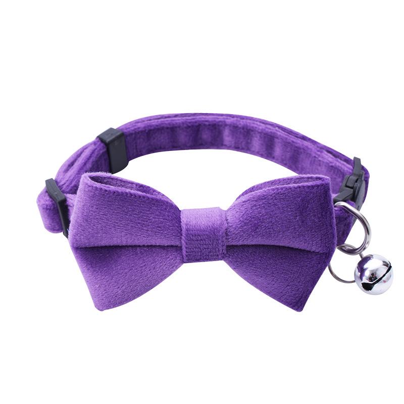 Pet Safety Bowknot Collar with Bell and Anti-Choke Buckle for Cats and Puppies