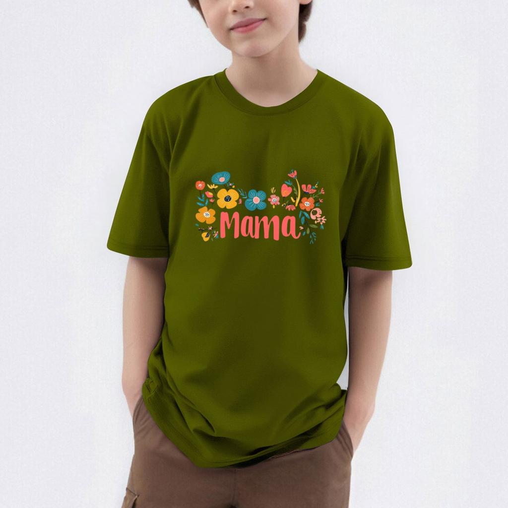 Bedrucktes Kurzarm-T-Shirt mit Rundhalsausschnitt für Kinder