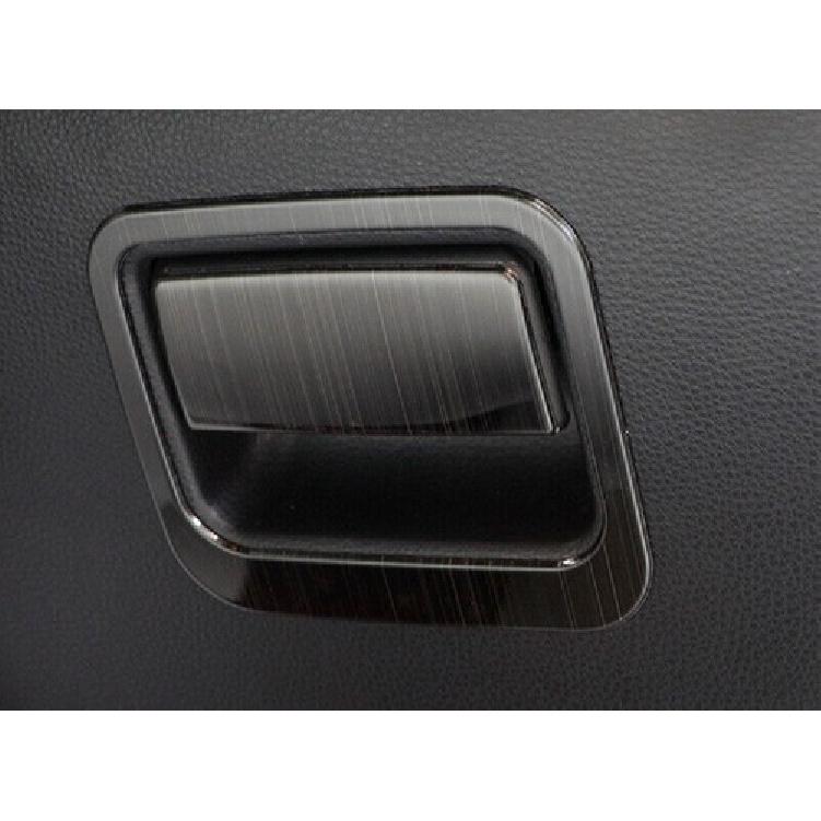 For Toyota GR Corolla -2024 Black Titanium Co-Pilot Storage Box Handle Trim