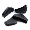 4Pcs/set Carbon Fiber Pattern Lip Diffuser Modified Shark Fin Rear Spoiler Lip Spoiler  Car