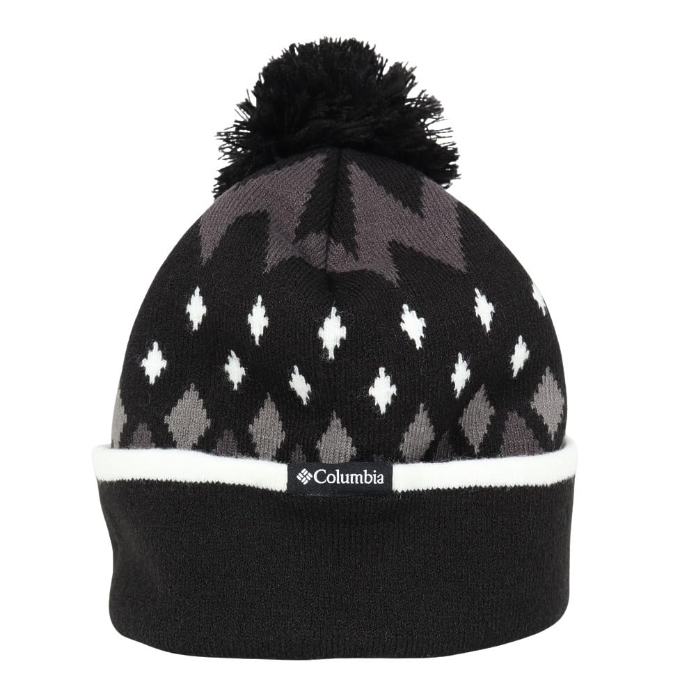 Columbia Lapel Pass Knit Cap, PU5746, One Size, Black