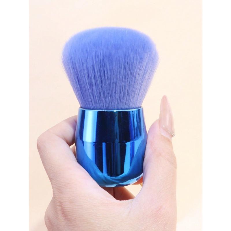 1pc Large Face Powder Brush, Makeup Brush For Nail Art Powder, Blush Brush, Makeup Brush, Soft Hair Beauty Tool Brush,Contour Powder Brush