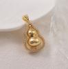 Golden Gourd Pendant: Fortune-Attracting Luxury Chain with Exquisite Design, Versatile Chinese-Style Accessory