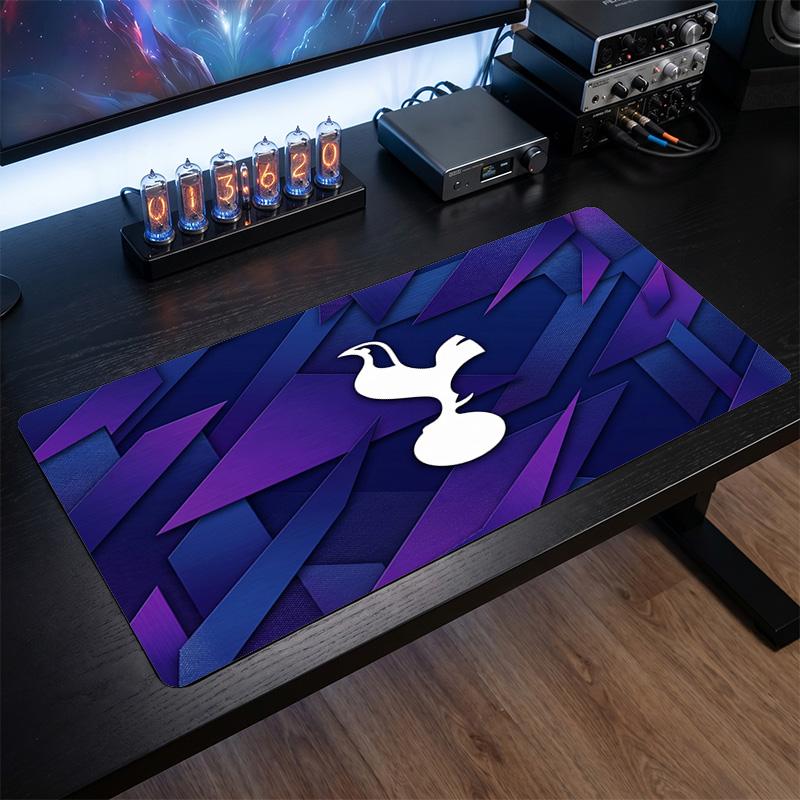 Tappetino per Mouse Grande Stampato Tottenham Hotspur, Tappetino Morbido in Gomma Antiscivolo per Scrivania da Gioco per Ufficio Laptop Computer Decorazione