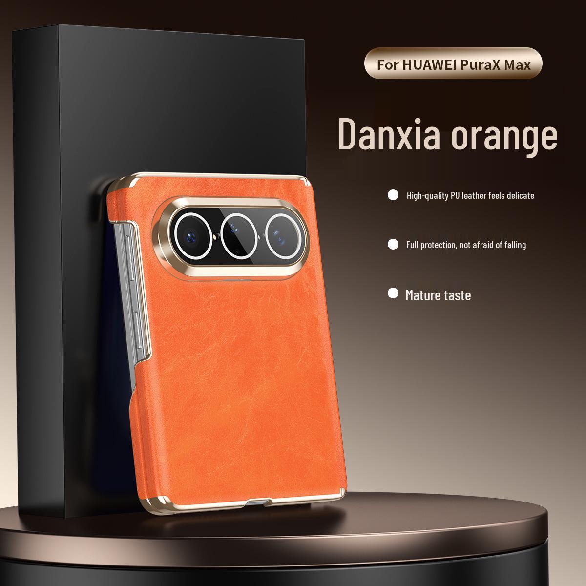 

Huawei PuraXMax Retro Leather Folding Stand Case Huawei Pura X Max