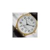 Crepha Analog Quartz Watch Men's 10 ATM Waterproof Simple White Gold 18mm Band