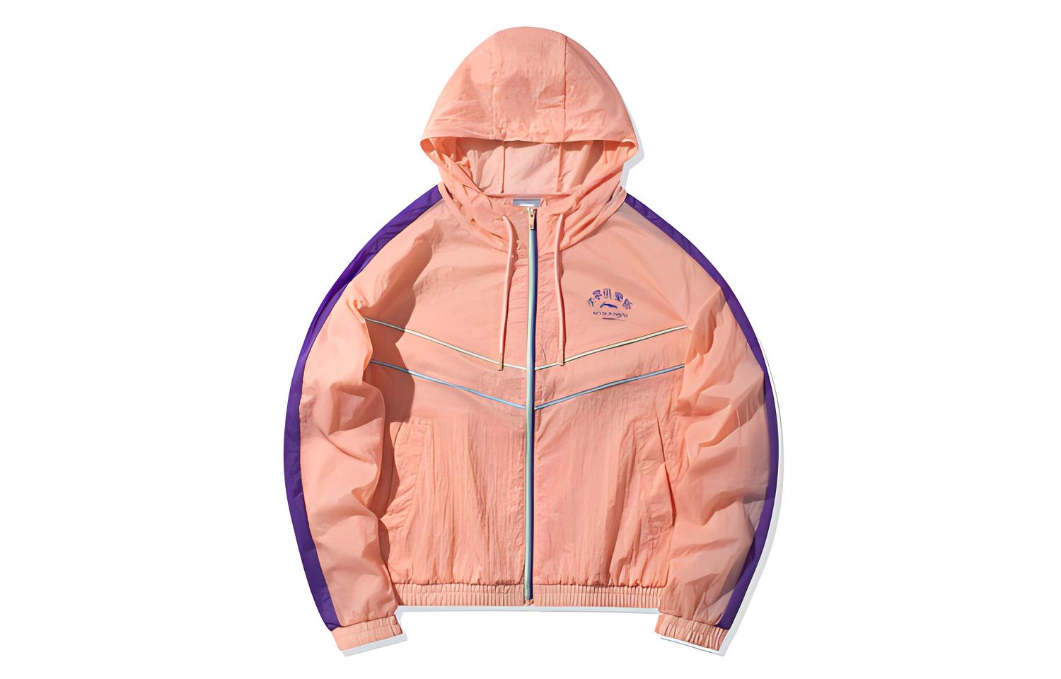 Li Ning Trench Coat Women s Peach Bud Red AFDQ128-3 M