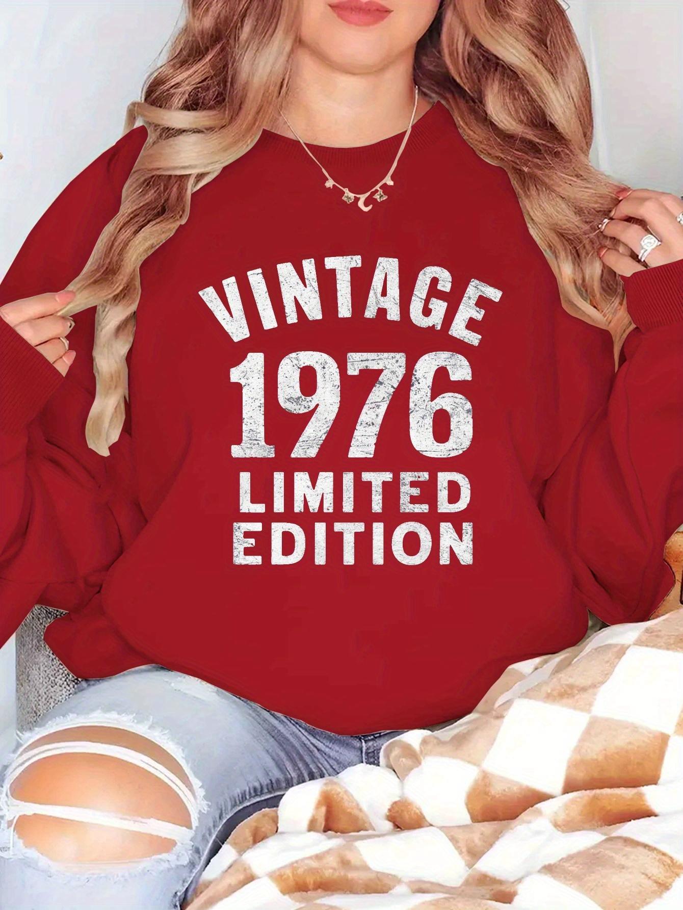 

VINTAGE 1976 LIMITED EDITION women s sweatshirts XXL