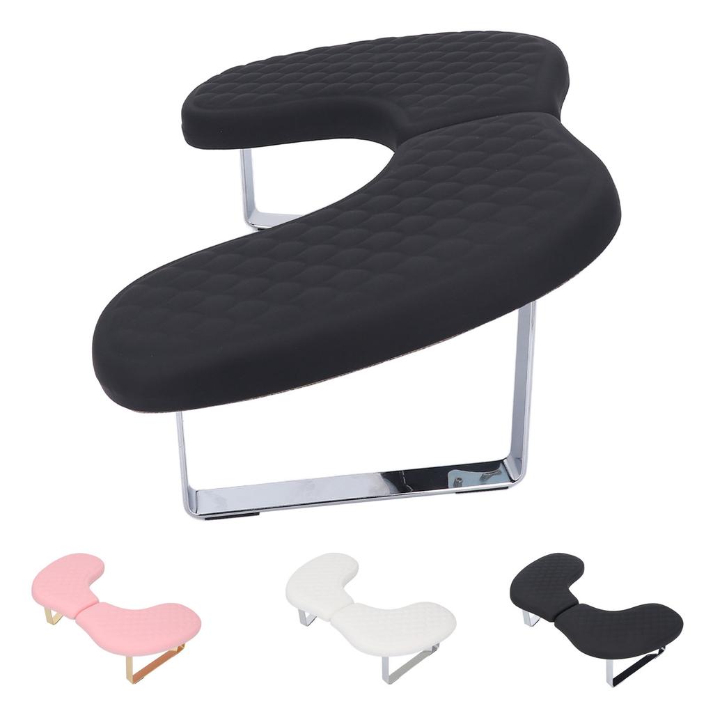 Podpórka pod ramię do paznokci dla stylistki paznokci Odłączana w kształcie U Miękka PU Składana podpórka pod dłoń do manicure do salonu domu