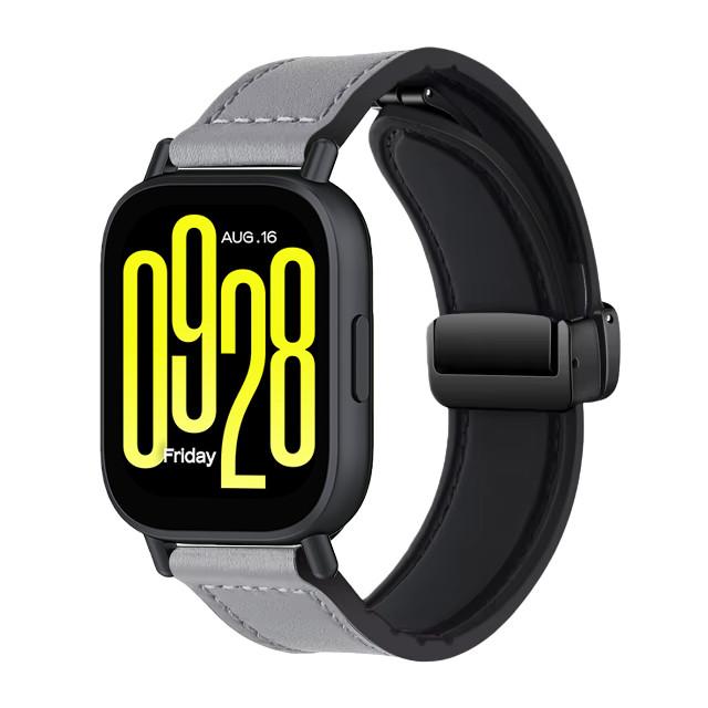 

for Redmi watch 5 Active/5 Lite strap 22mm magnetic silicone Leather Bracelet correa Xiaomi Redmi watch5 active band Accessories 22mm watch straps сірий