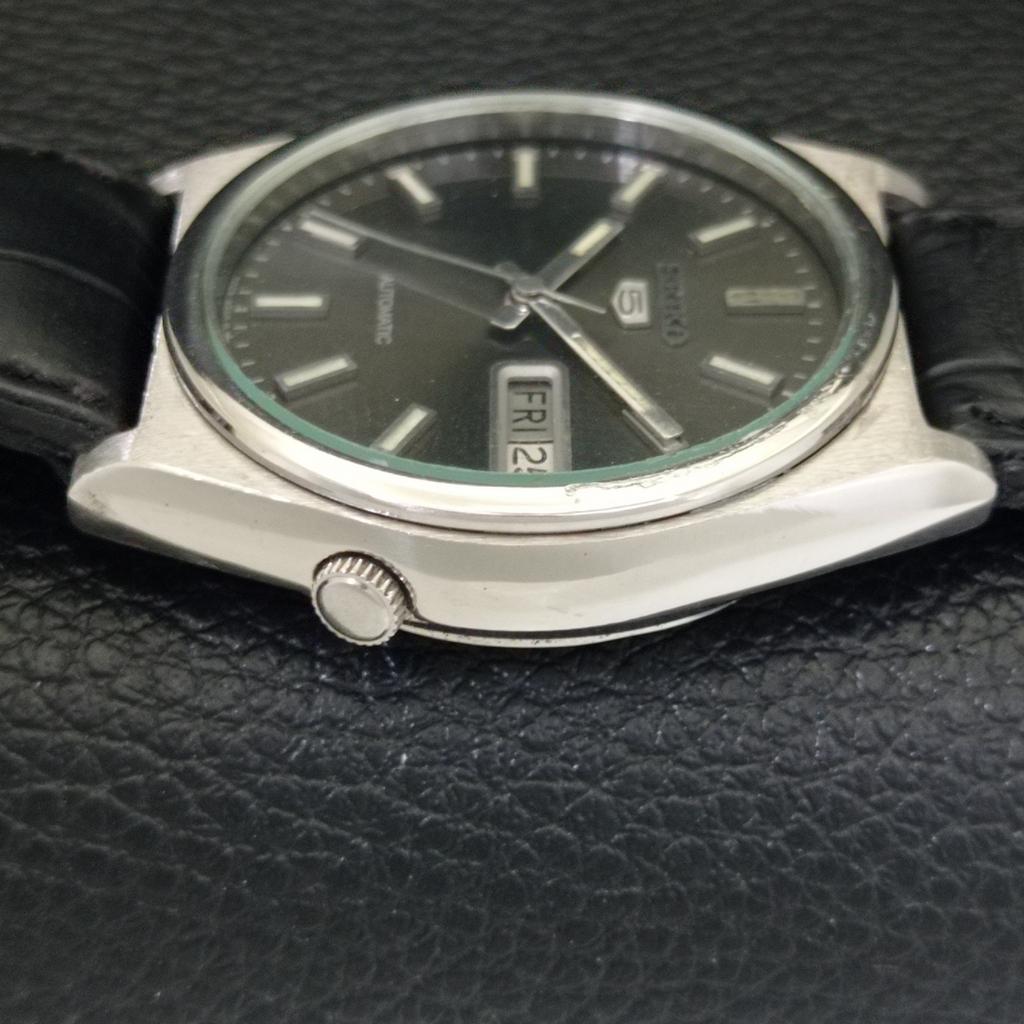 JAPAN VINTAGE SEIKO 5 AUTOMATIC 7009A MENS ORIGINAL DIAL WATCH A702378-5 R124-a702378
