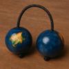 Kashaka Percussion Shaker, Ocean Blue Suar Wood