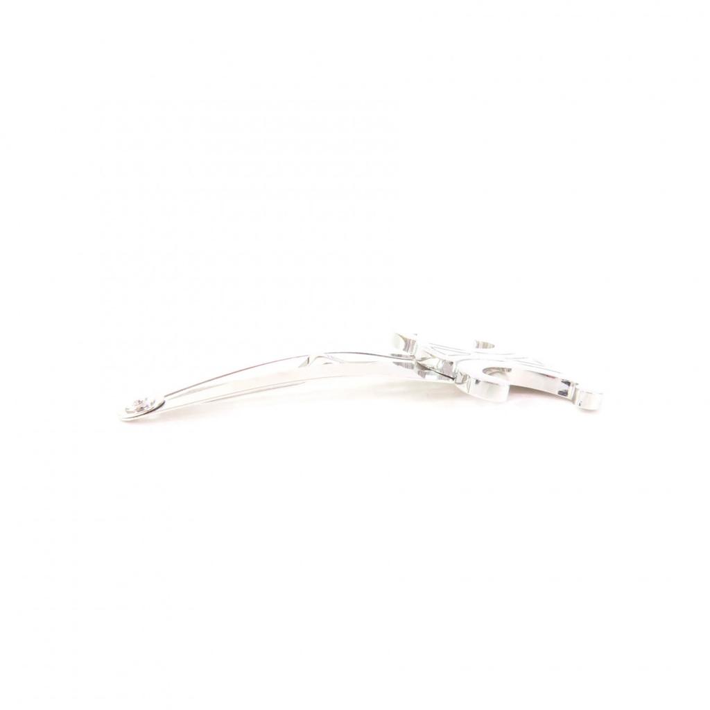 Excellent accessoire de cheveux CELINE Pince à cheveux logo Triomphe Argent Femme Occasion