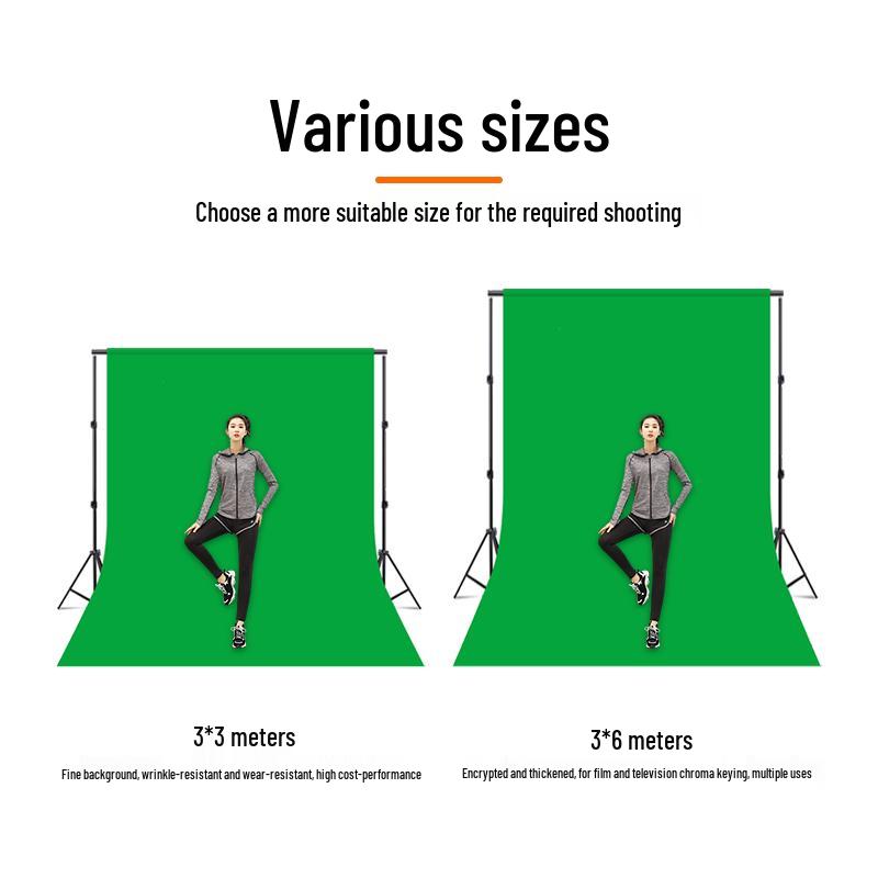 Professional Green Screen Keying Background Kit