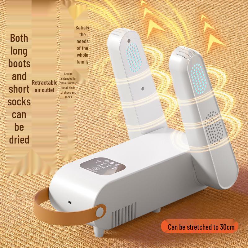 

Компактная интеллектуальная складная сушилка для обуви с таймером и двойными кронштейнами, постоянная температура, осушение