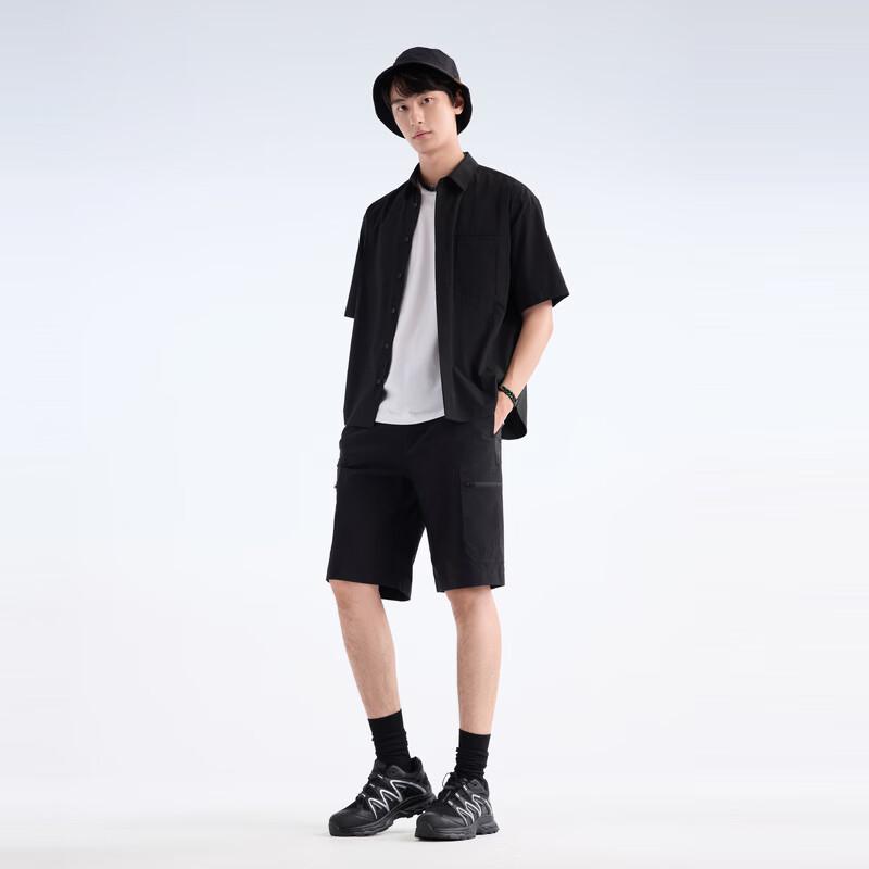 Joeone Men's Lightweight Stretch Short-Sleeve Shirt