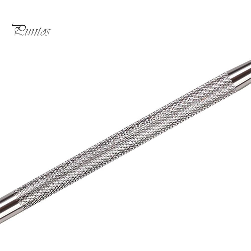 Puntos Nail Art Manicure Tool Čistič tyčinek na odstranění UV gelu z nerezové oceli