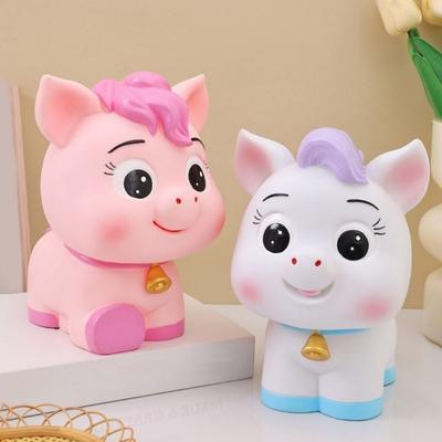 Practical Unbreakable Horse Money Jar Good Luck Decorative Coin Saving Box Cute Animal Piggy Bank Desktop Decor