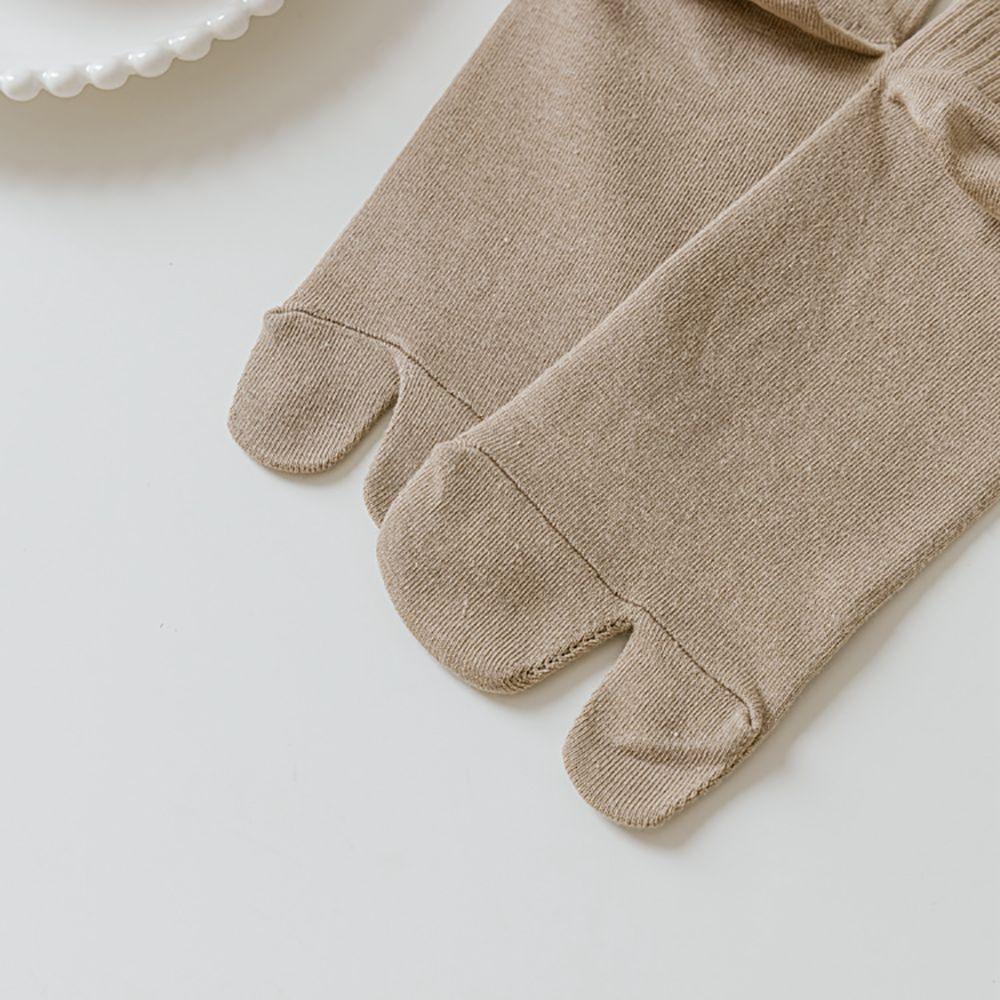 Split Toe Cotton Candy Color Female Two Finger Socks Hosiery Middle Tube Socks Two Toe Socks