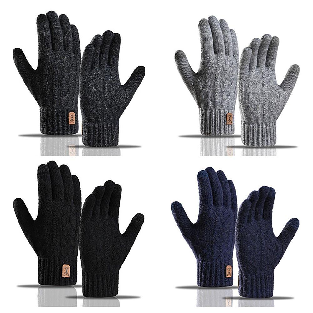 Sensitive Touch Touchscreen Gloves Cotton Fleecing Mittens Warm Winter Gloves For Winter Outdoor