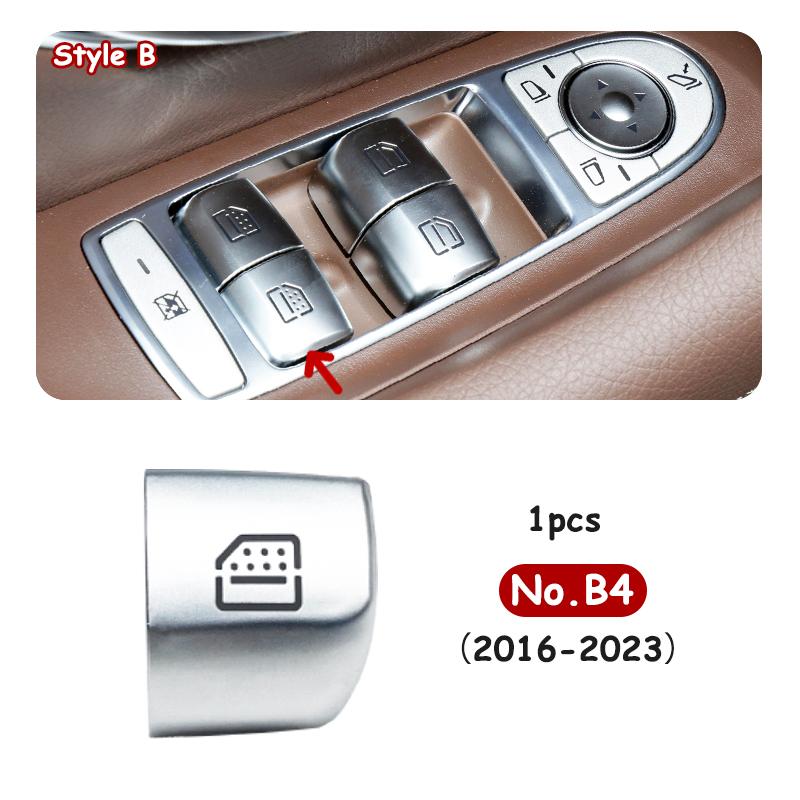 The Car Window Button for Mercedes Benz W213 E-Class E200 E300 E350 E320 Window Regulator Switch Button Electric Control Cover