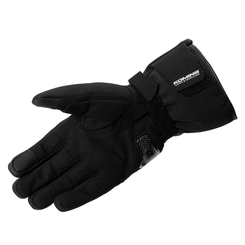 Komine Protect Electric Heat Gloves for XL EK-217 Motorcycles, Black,