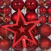 101 Stück Weihnachtsbaumkugeln DIY Bastel-Deko Anhänger Leichter Baumspitzen-Stern für Zuhause Verlobung Thanksgiving Café Feiertage