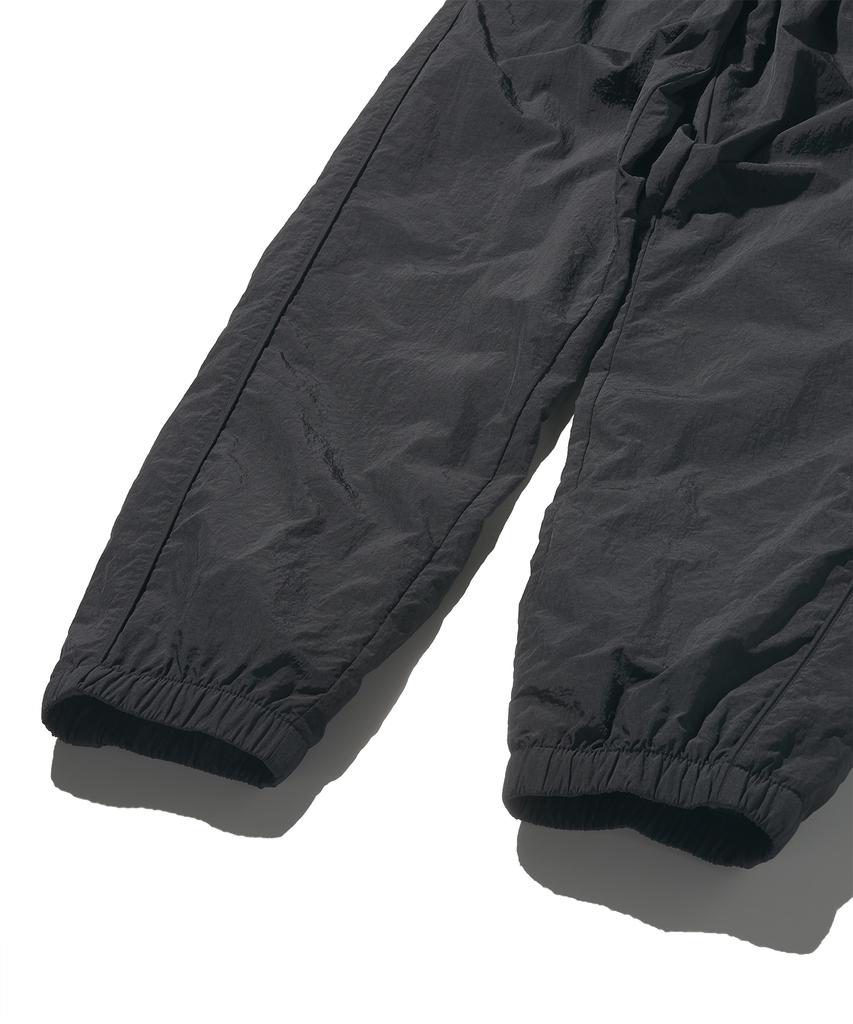 Treasure Flame Nylon Track Jogger Pants Black