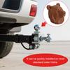 Bear Head Trailer Hitch Cover Tube Plug Insert Cartoon Car Accessories For Truck SUV RV ATV Boat Towing R8K8