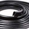 10M/32.8FT Edge Decorative Rubber U-Shaped Channel Strip with Metal Door Edge Protector Car Door Seal