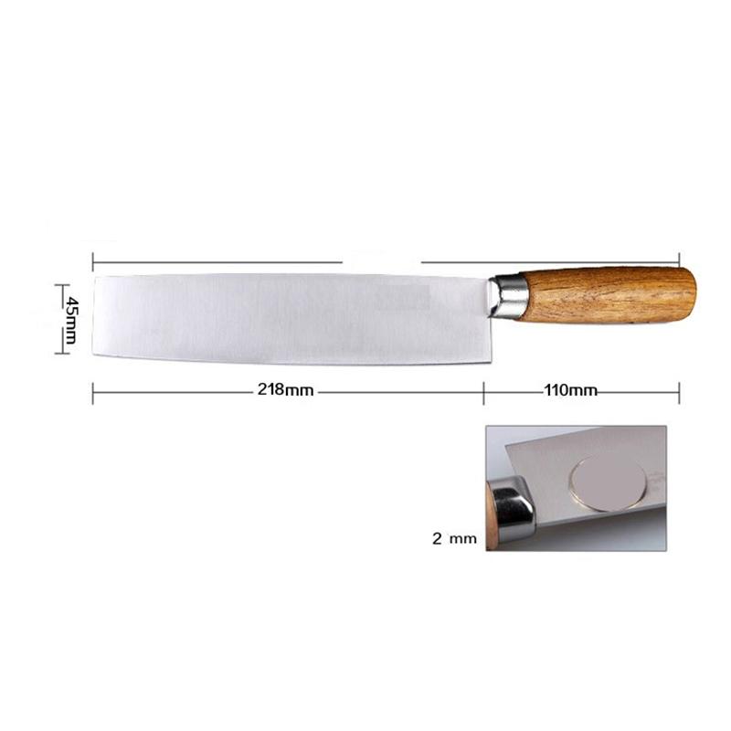 Profesjonalny nóż szefa kuchni antypoślizgowy drewniany uchwyt Wygodny, trwały, ostry nóż