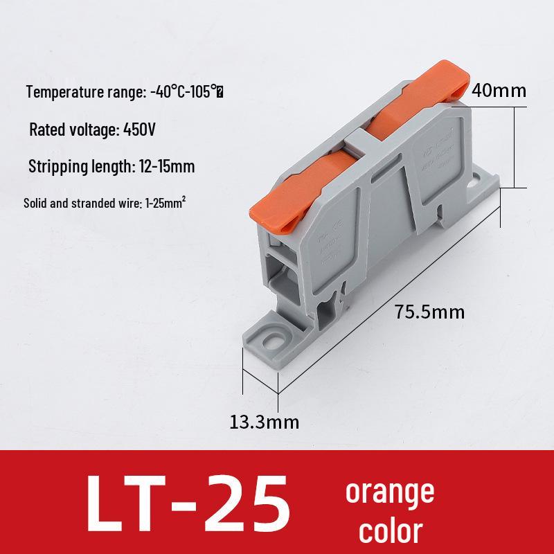 High-Power Quick-Connect Terminal Blocks: 3-In 3-Out Push-Type Wire Connectors & Cable Joining Tool