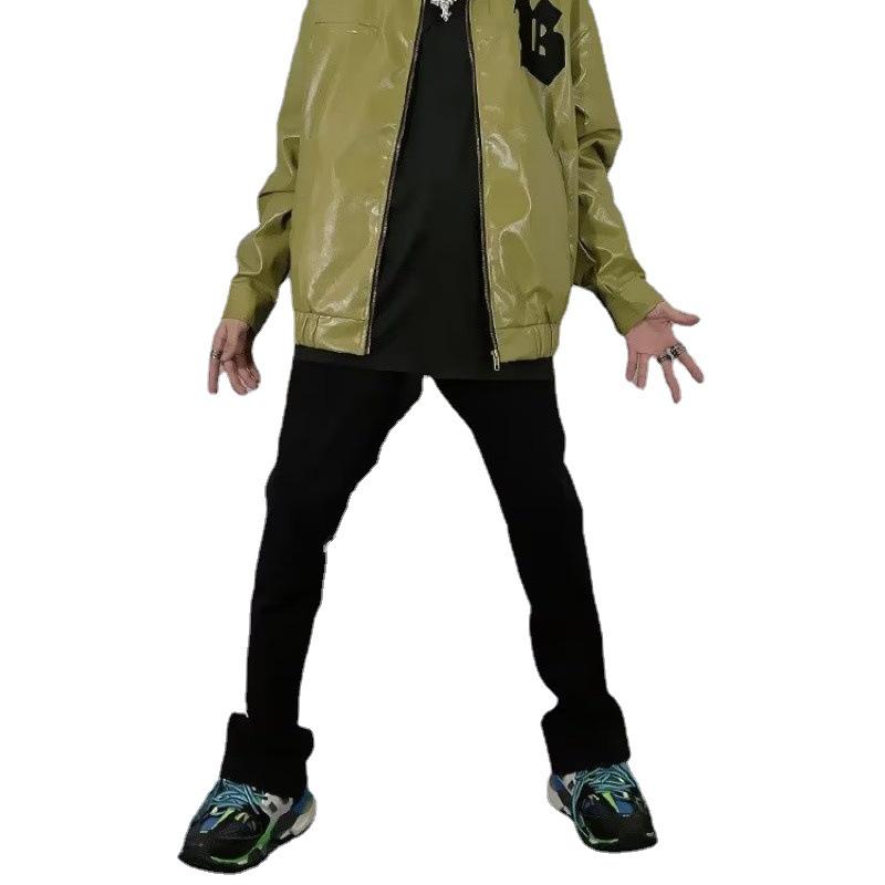 Pánské rozšířené džíny ve stylu high street hip-hopového střihu