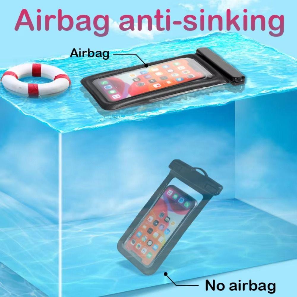 

Touchable Mobile Phone Bag Universal Phone Protector Pouch Underwater чорний