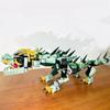 495pcs Green Dragon Building Blocks Movie Series Movable Assembly Building Blocks Educational Toys  Birthday Gifts
