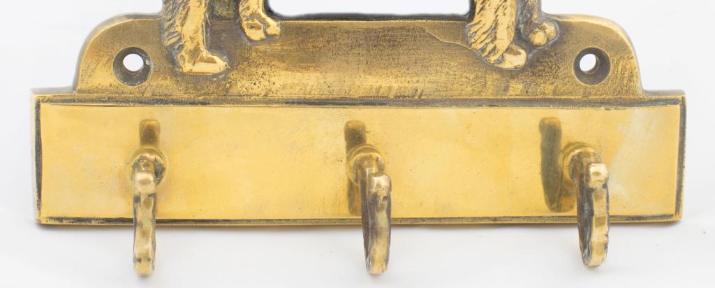 Hovawart, Hovie – Key holder with a dog, brass handle for dog accessories | Art-Dog