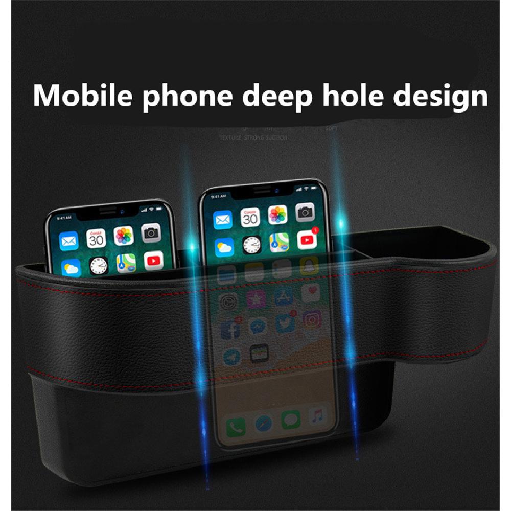 Multi-Functional Car Seat Crevice Storage Box Crystal Style Seats Gap Pockets